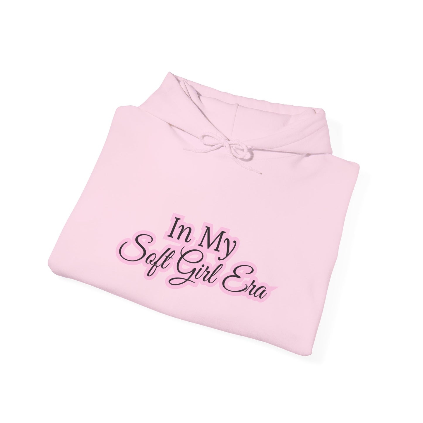 Soft Girl Era Hoodie — "In My Soft Girl Era" Cozy White Pullover