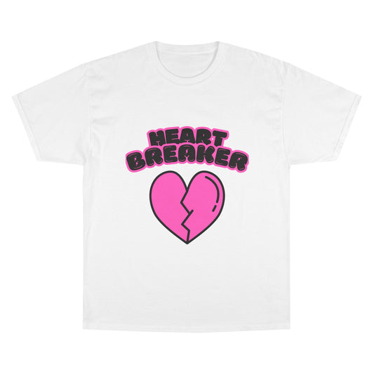 Heart Breaker T-Shirt — Pink Broken Heart Graphic Tee