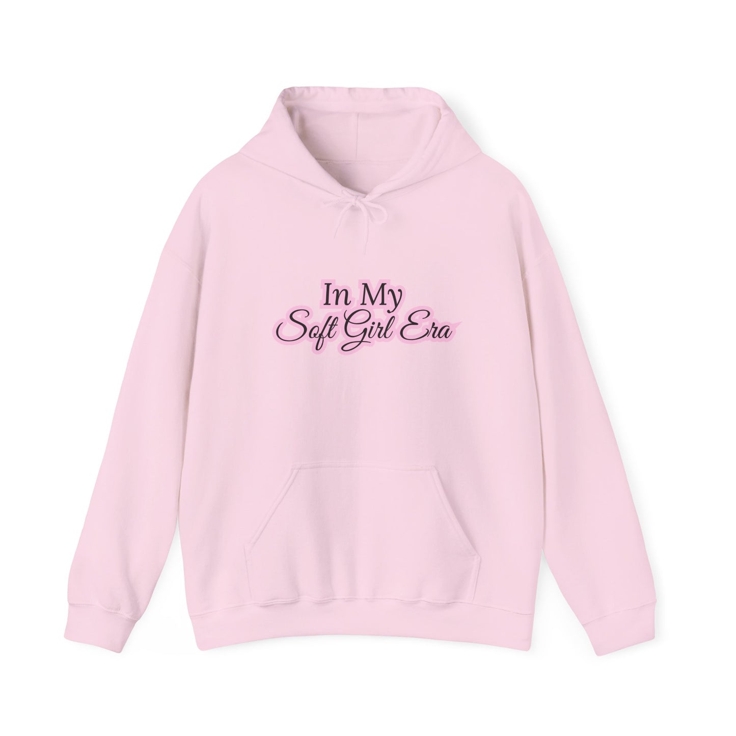 Soft Girl Era Hoodie — "In My Soft Girl Era" Cozy White Pullover